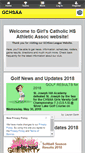 Mobile Screenshot of gchsaa.com